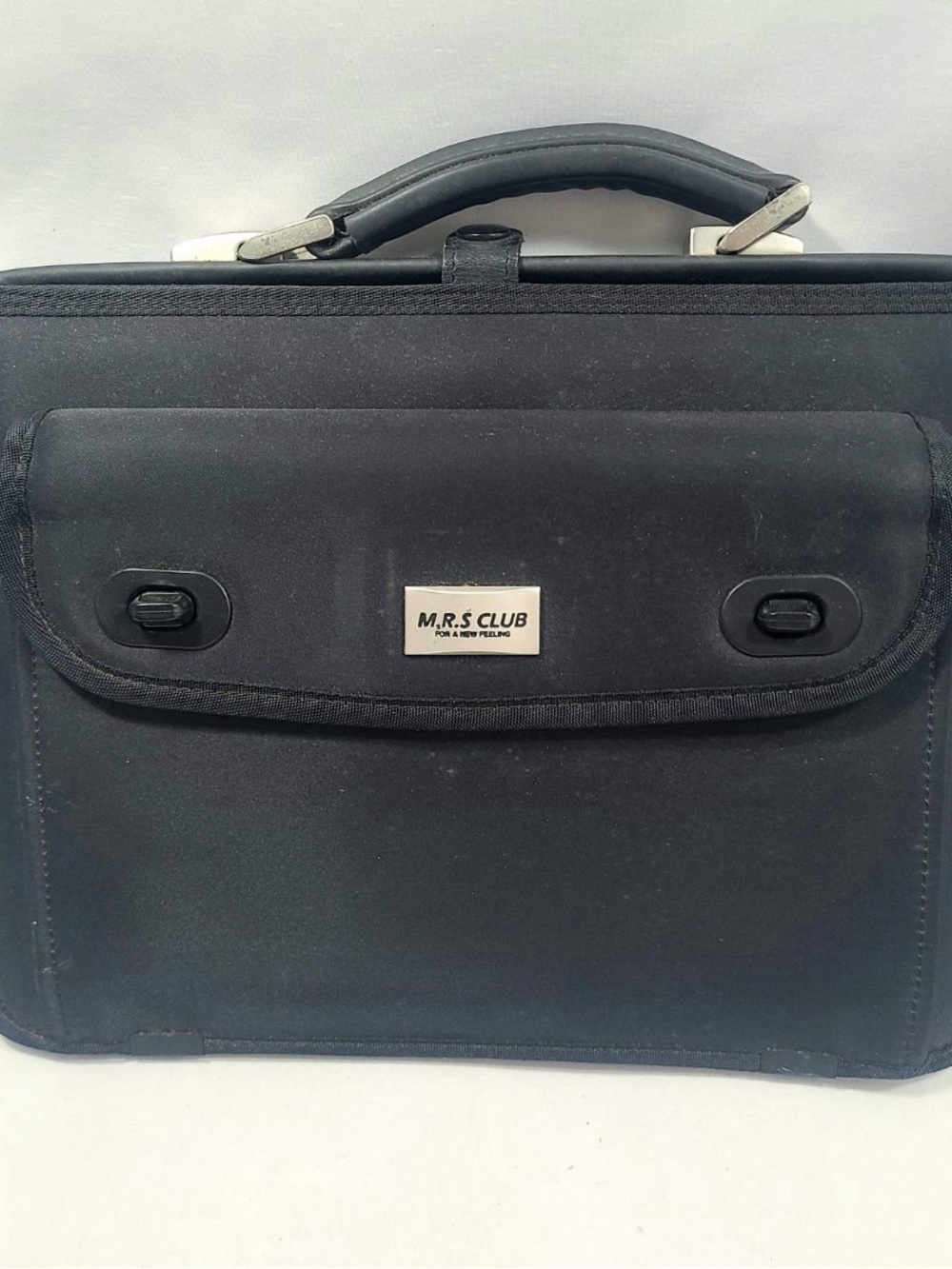 Black Women's Satchel Bag with Front Flap Pocket